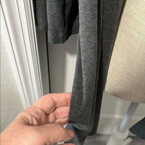 J. Jill Heathered  Gray Women's Open Cardigan Pockets Sz M - Picture 3 of 7